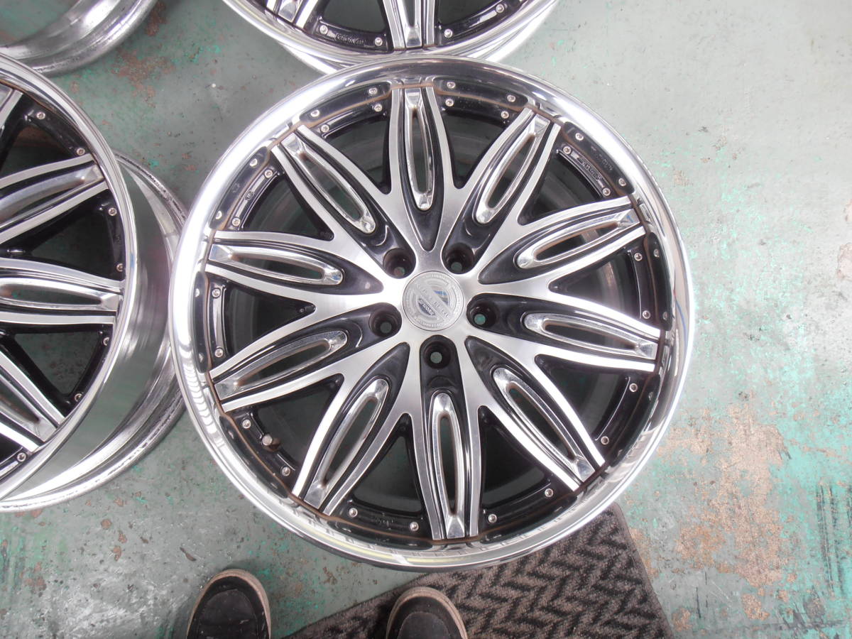 WORK RUSTTERE ラスターレ 8.5j×4本30ヴェルファイアアルファード
