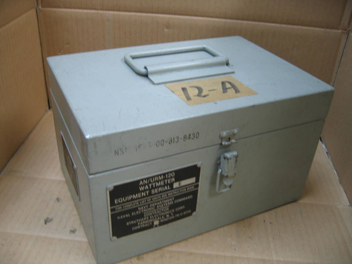 米軍用 通過型電力計 AN/URM－120 【公式通販】