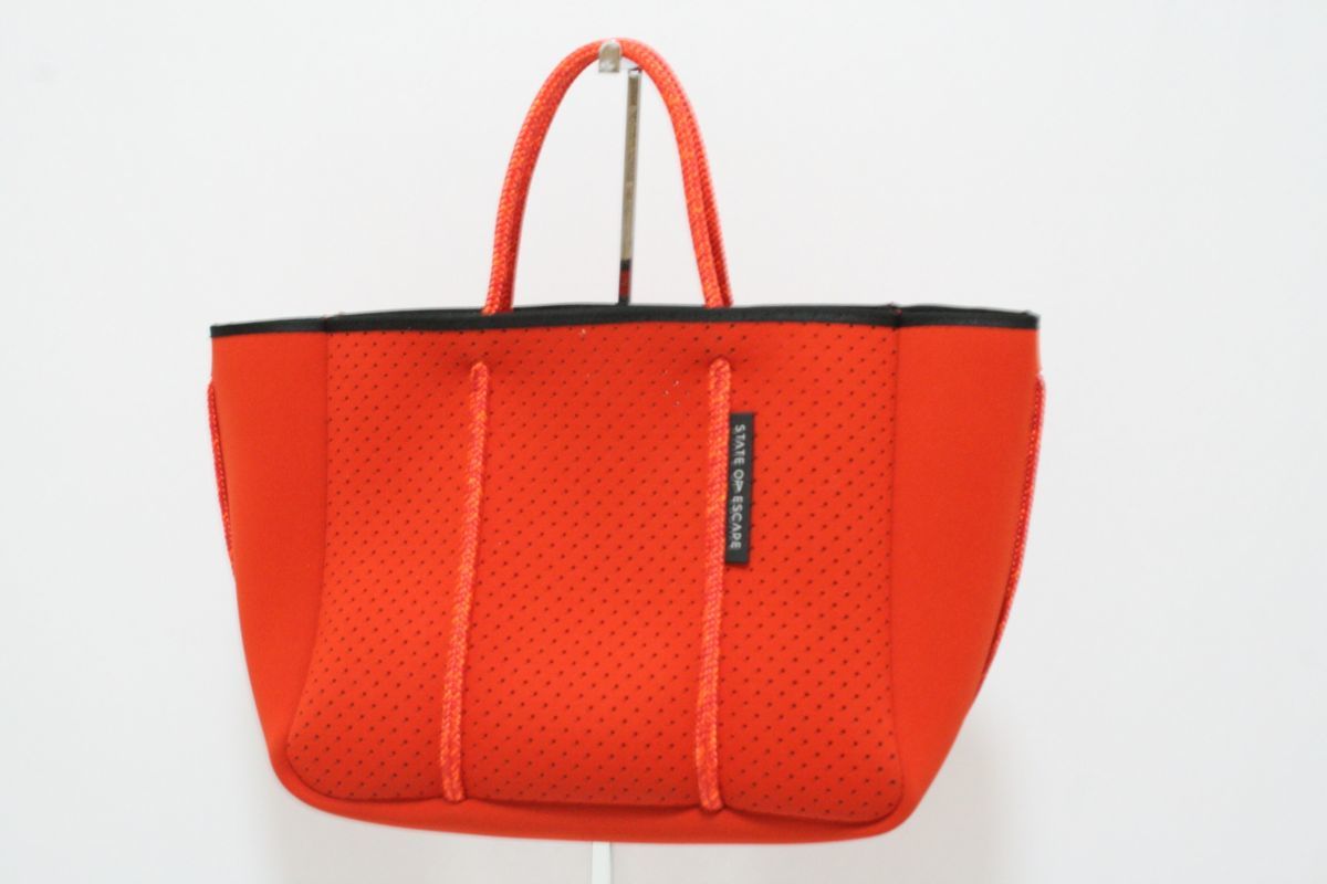 即決 ★ STATE OF ESCAPE ステイトオブエスケープ ハンドバッグ オレンジ ★