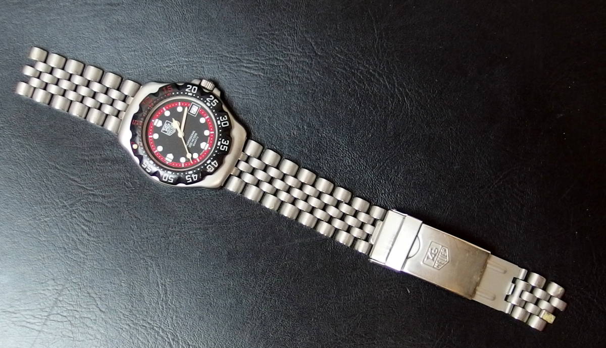 1円～ 訳あり品 TAG HEUER タグホイヤー プロフェッショナル WA1214 レディース腕時計 クオーツ 稼働品【中古】