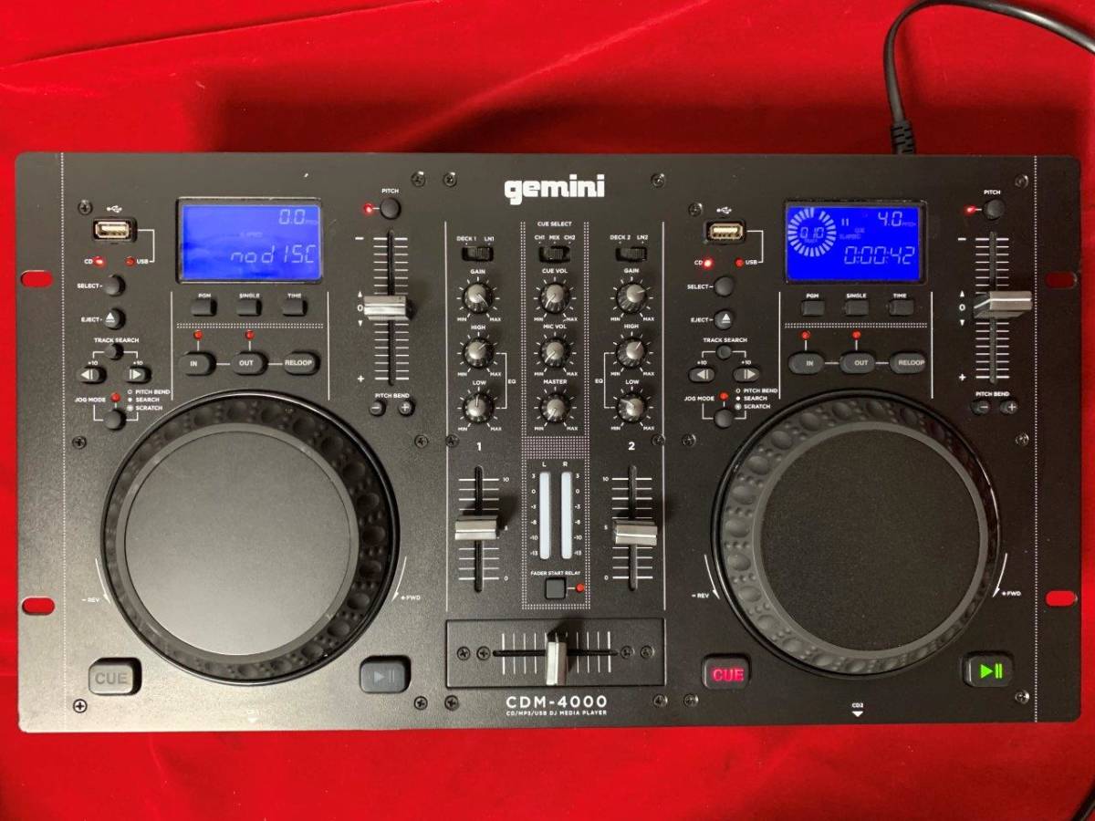 ジェミナイ CDM-4000 gemini CDJコントローラー CDM-4000BT | GEMINI