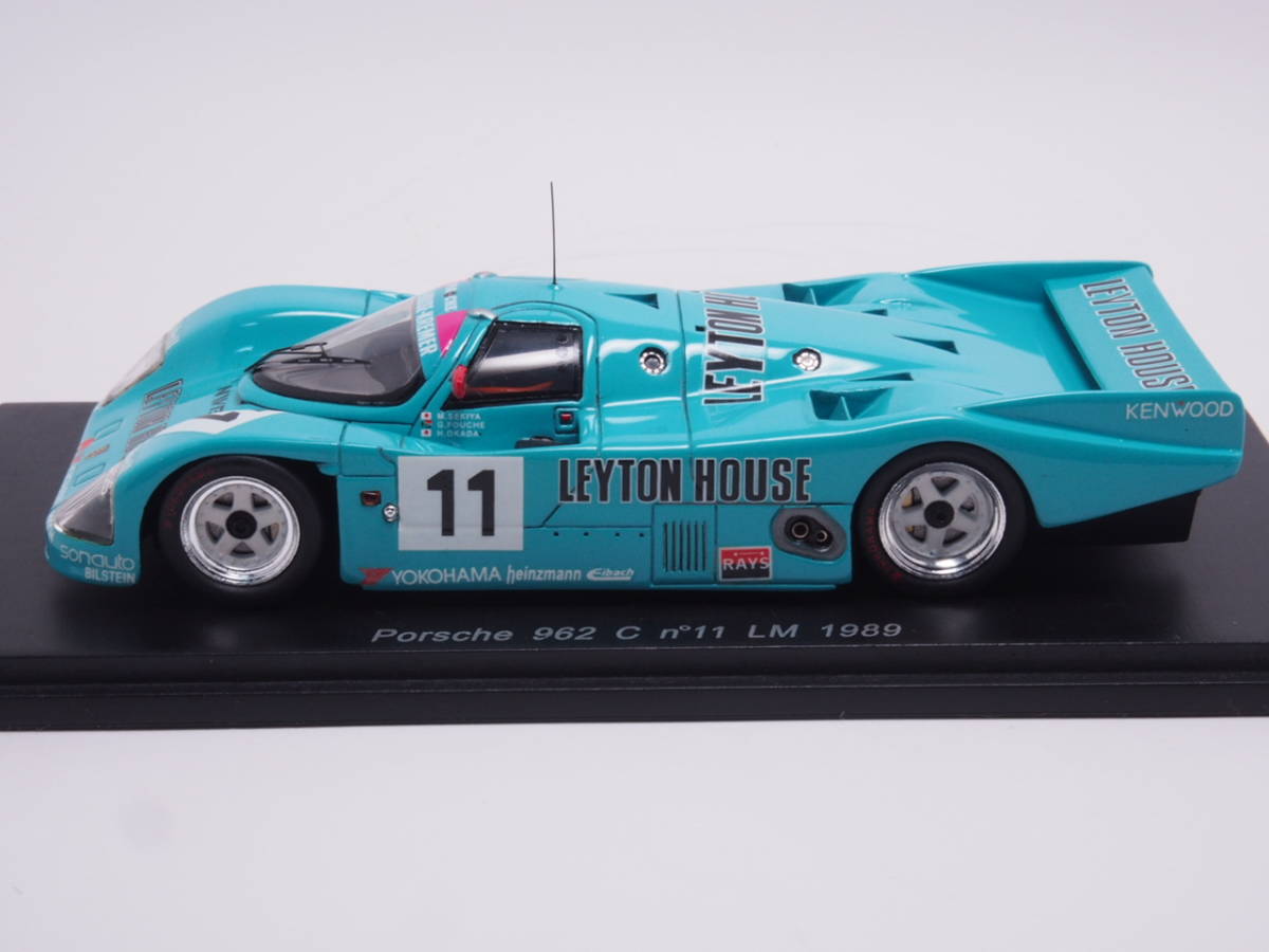 スパーク　ポルシェ962C レイトンハウス　1/43 SPARK 1/43 ポルシェ 962C #11 レイトンハウス LM1989 PORSCHE LEYTON