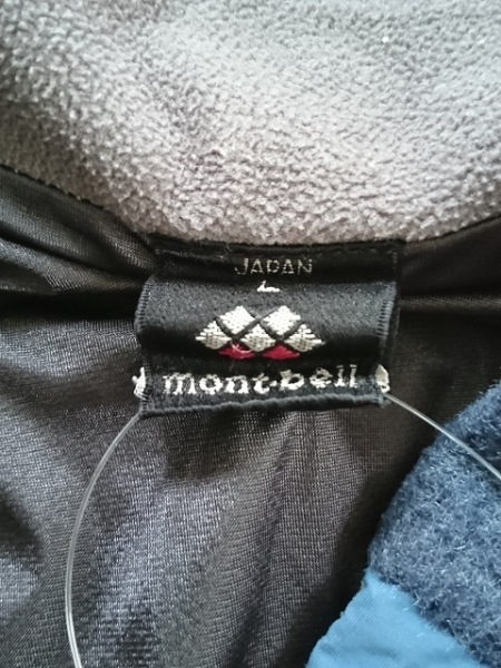 モンベル mont-bell ブルゾン サイズL ネイビー×ブルー レディース 冬物 ジャケット