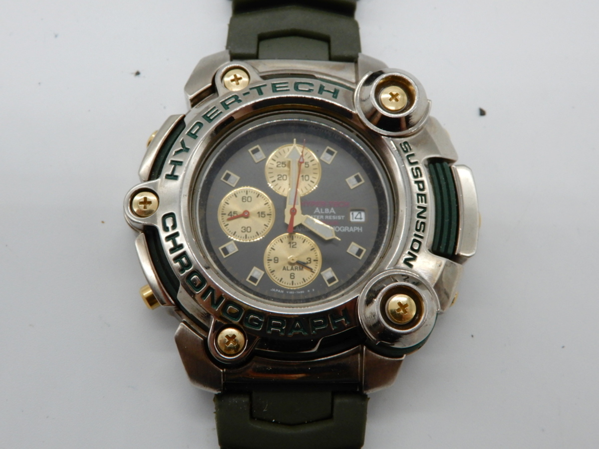 6/SEIKOEIKO/セイコー ALBA HYPER-TECH/ハイパーテック Y182-7A40 