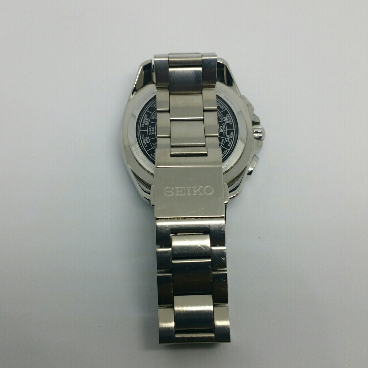 ☆SEIKO/セイコー ブライツ 電波 ソーラー ワールドタイム RADIO WAVE 