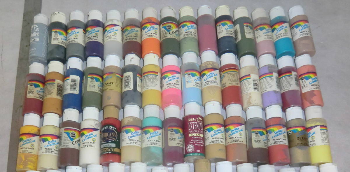 トールペイント 中古 トールペイント用塗料セット 自宅保管品 セット 
