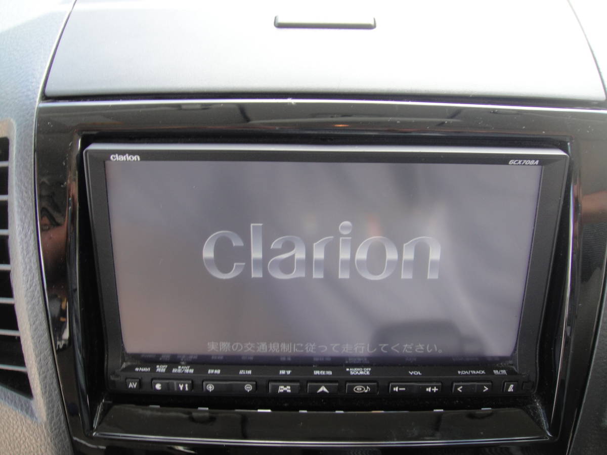 ナビ 中古　クラリオン Clarion GCX708A スズキ純正？ GCX708A クラリオン Clarion クラリオン製 中古品スズキ純正 -gcx708awの中古品・新品・未
