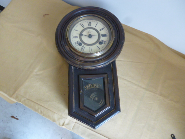 未確認ジャンク扱い◇KIENZLE/キンツレ 手巻き 置時計 ドイツ ゼンマイ