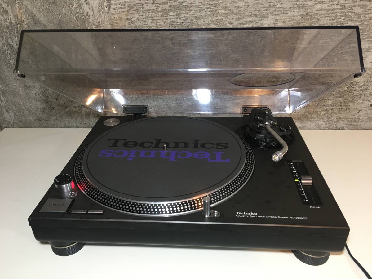 ✨️美品✨️ テクニクス SL-1200MK3 ターンテーブル カートリッジ付 音出し確認済]Technicsテクニクス SL-1200MK3ターンテーブル