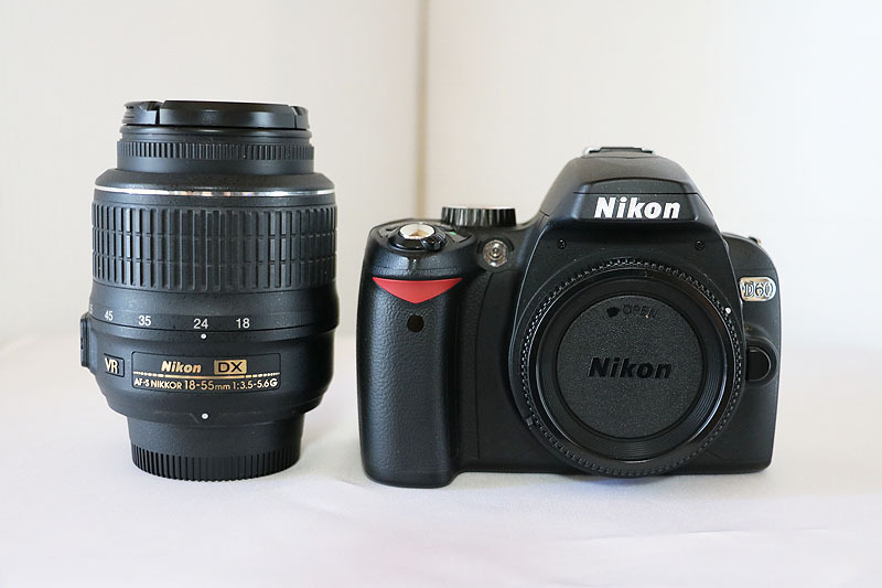 100%新品，HOT Nikon ニコン D60 18-55 レンズキット デジタル一眼レフカメラ 並品(ニコン)｜売買されたオークション情報、yahooの商品情報をアーカイブ公開 - オークファン ニコン