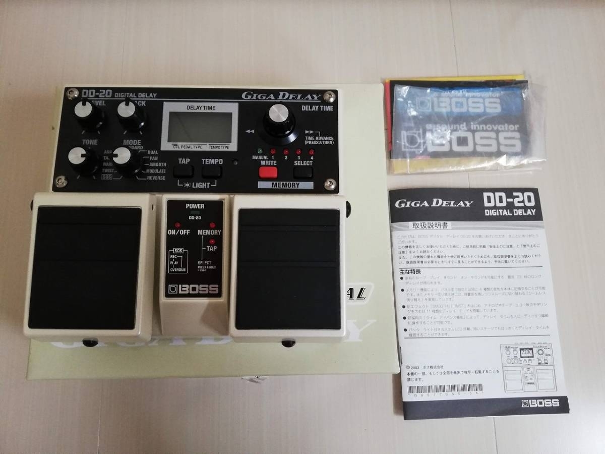 美品】名器 BOSS DD-20 DIGITAL DELAY GIGA DELAY ボス デジタル
