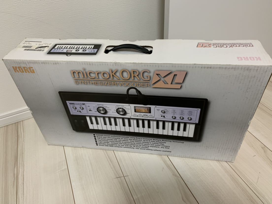 新品 コルグ KORG microKORG XL シンセサイザー 新コルグ