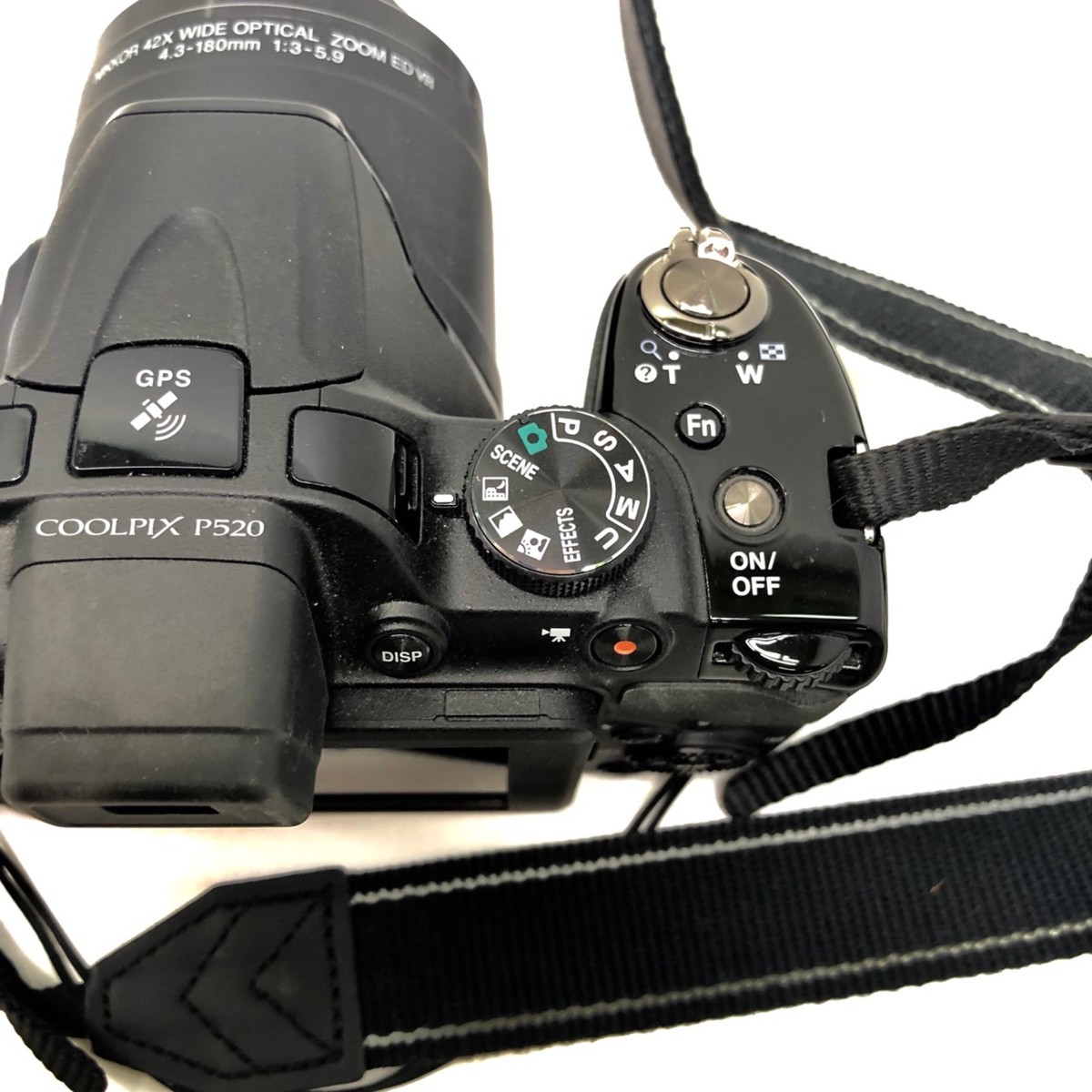 【b515】Nikon ニコン COOLPIX P520 デジタルカメラ ブラック 1808万画素/光学ズーム42倍/CMOS/バッテリー&元箱なし
