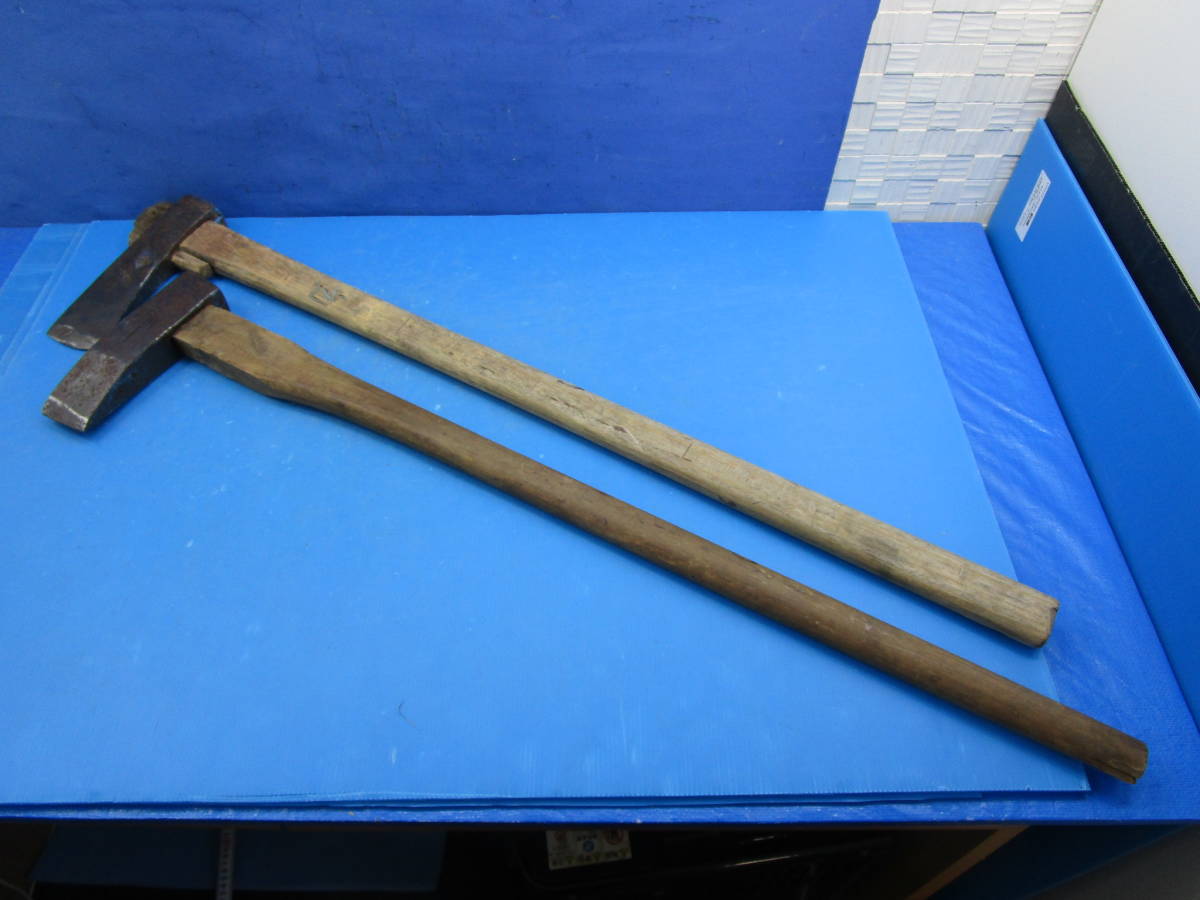 最新作，低価 オ 7/30-2 斧 2点セット 鉞 まさかり 刃物 職人 林業 農林 薪割り おの オノ(斧)｜売買されたオークション情報、yahooの商品情報をアーカイブ公開 - オークファン 斧