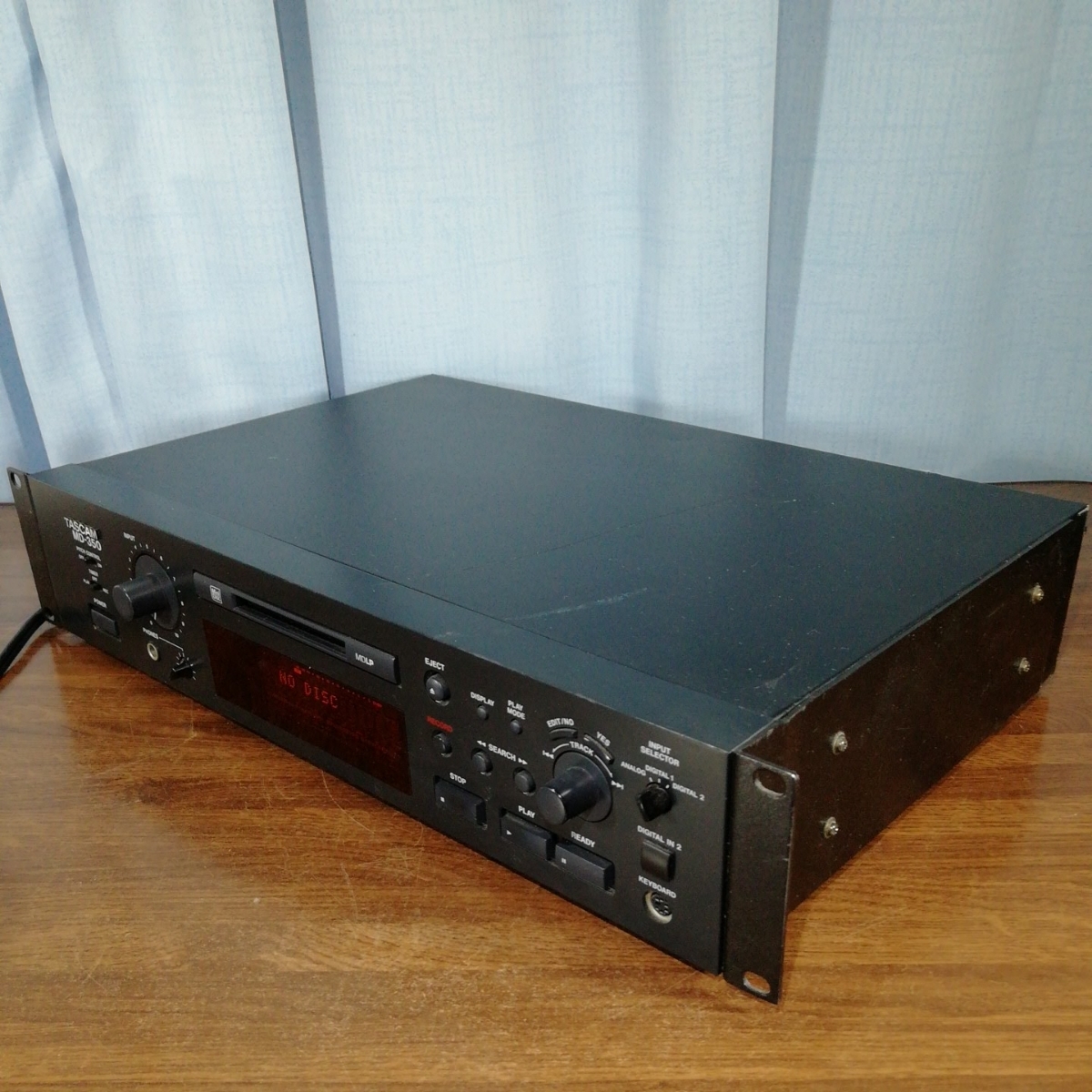 TASCAM MD-350 業務用 MDプレーヤーオーディオ機器2台セット