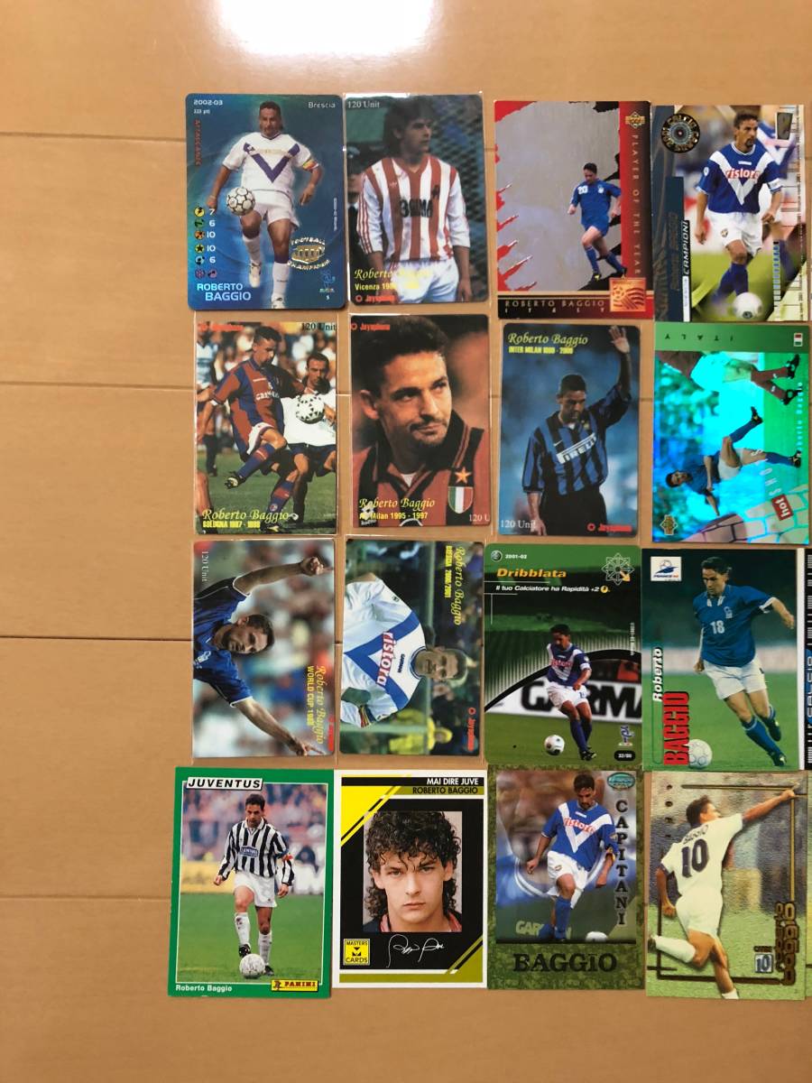 【人気SALE，新作】 ロベルト・バッジョ カード 36枚まとめ売り Roberto Baggio PANINI