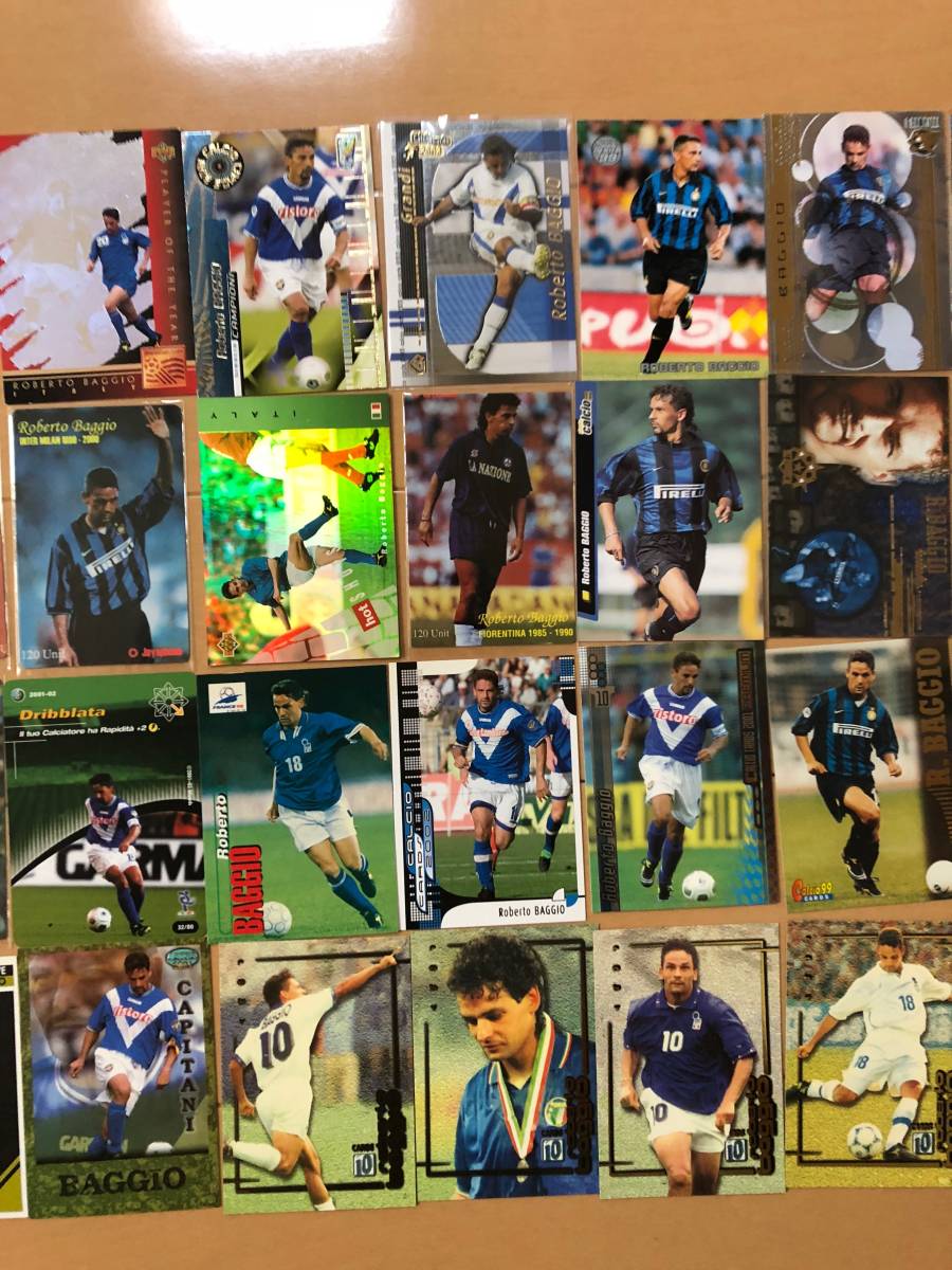 【人気SALE，新作】 ロベルト・バッジョ カード 36枚まとめ売り Roberto Baggio PANINI