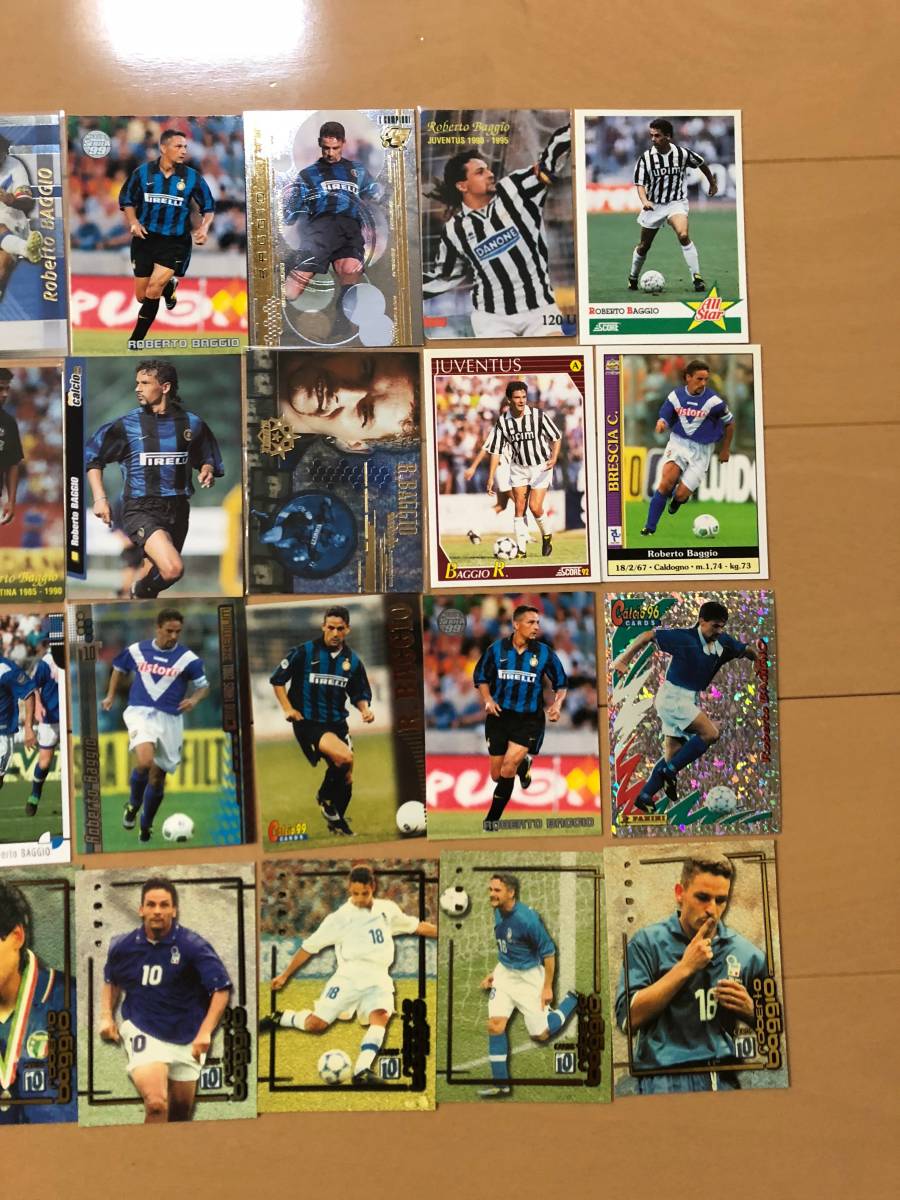 【人気SALE，新作】 ロベルト・バッジョ カード 36枚まとめ売り Roberto Baggio PANINI