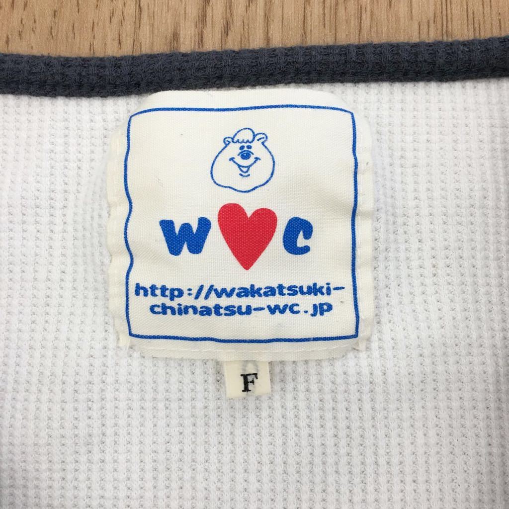 Wc ダブルシー 若槻千夏 くまたん カットソー Tシャツ トップス レディース Size F ワッフル生地 トップス 売買されたオークション情報 Yahooの商品情報をアーカイブ公開 オークファン Aucfan Com