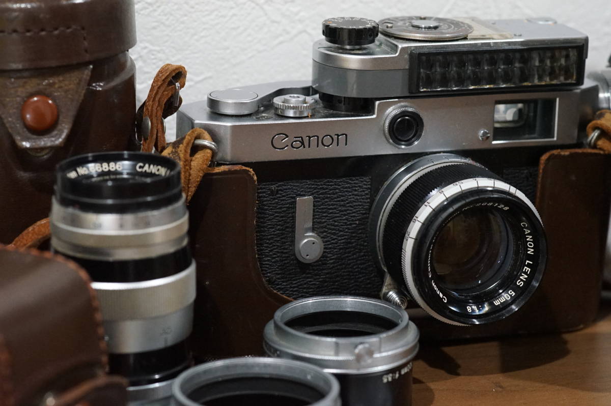 【動作確認済】Canon フィルムカメラ MODEL 7 レンズ付 Canon フィルムカメラ キャノン キヤノン MODEL 動作未確認 0 Canon7 1