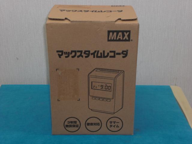 タイムレコーダー マックス 1日4回印字 | 簡易月間集計機能付き 簡易月間