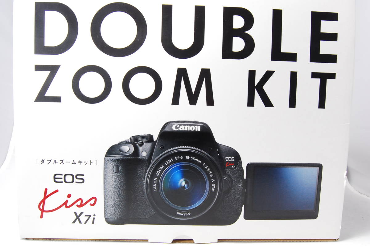 ◇カメラ初心者にオススメ◇Canon キヤノン EOS Kiss X7i ダブル ◇カメラ初心者にオススメ◇Canon キヤノン EOS Kiss X7i ダブル