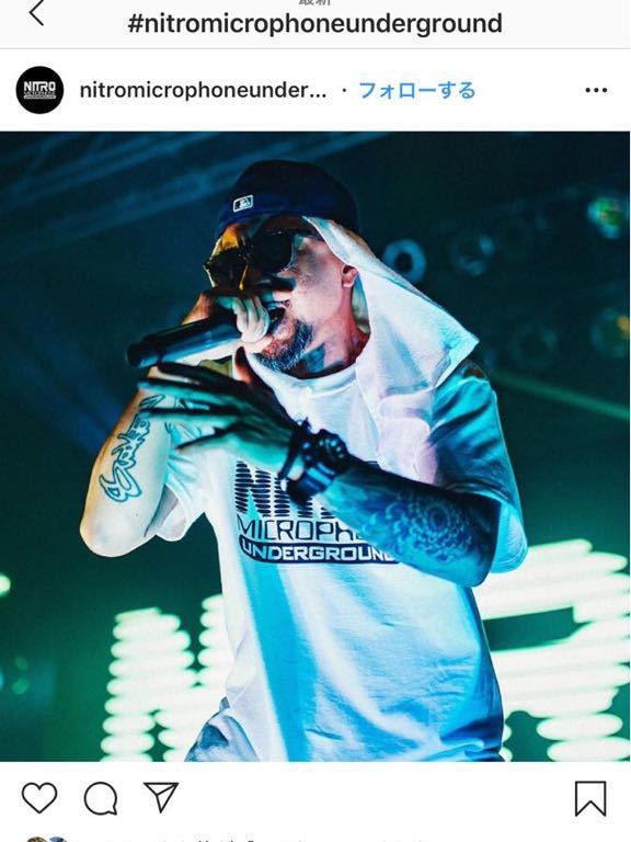  NITRO MICROPHONE UNDERGROUNDニトロマイクロフォンアンダーグラウンド 復活記念Tシャツ(ナイトレイド)｜売買されたオークション情報、yahooの商品情報をアーカイブ公開 - オークファン ナイトレイド