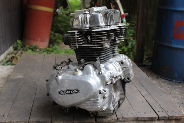 当時物 純正 CB400T エンジンASSY 0015 CB250T CB400N ホークの入札 