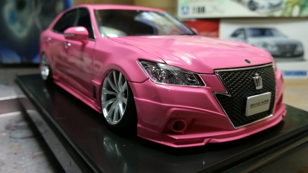 模型・プラモデル 1/24 アオシマ ロジャム 21クラウン アスリート 完成品