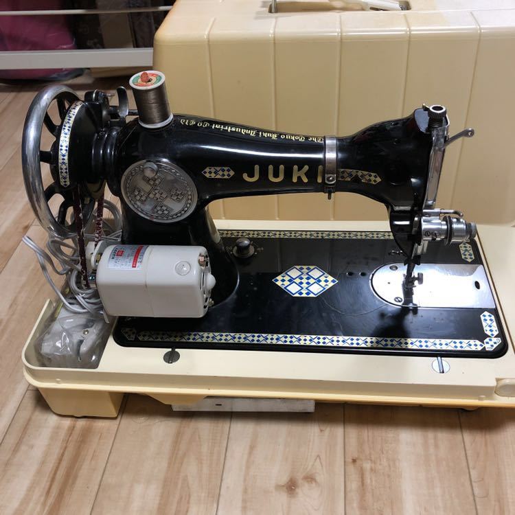 アンティークミシン 電動ミシン JUKI足踏みミシン