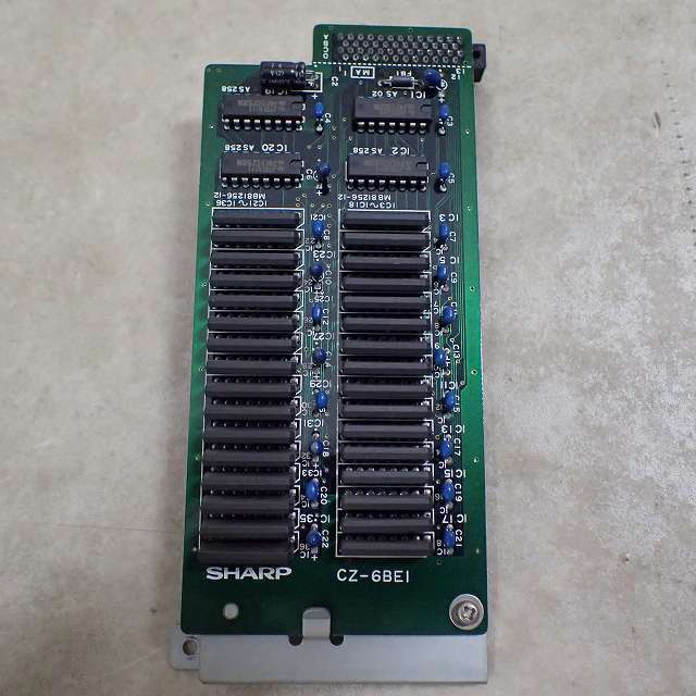 X68000 CZ-6BE1 SHARP 1MB増設RAMボード シャープ 1MB ACE⁄PRO用 箱付 -
