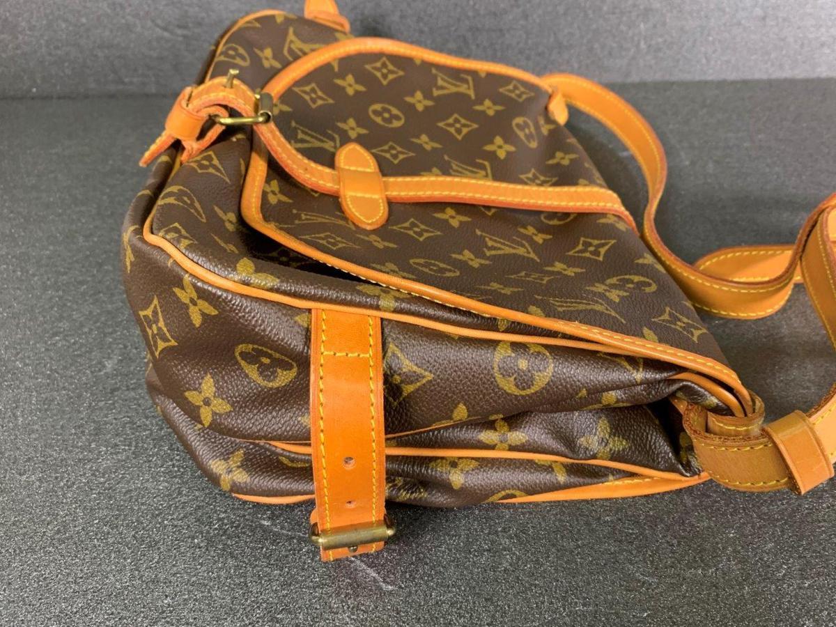 ショルダーバッグ VUITTON LOUIS ソミュール ルイヴィトン モノグラム ルイ・ヴィトン ソミュール30 BB ソミュール35 レディース ソミュール43 ブラウン M42254 (Vintage) M4225