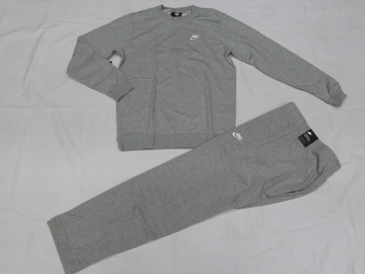 定番，人気SALE 504 ナイキ NIKE メンズ フレンチテリー クルーネック 上下セットXL(ナイキ)｜売買されたオークション情報、yahooの商品情報をアーカイブ公開 - オークファン スウェット