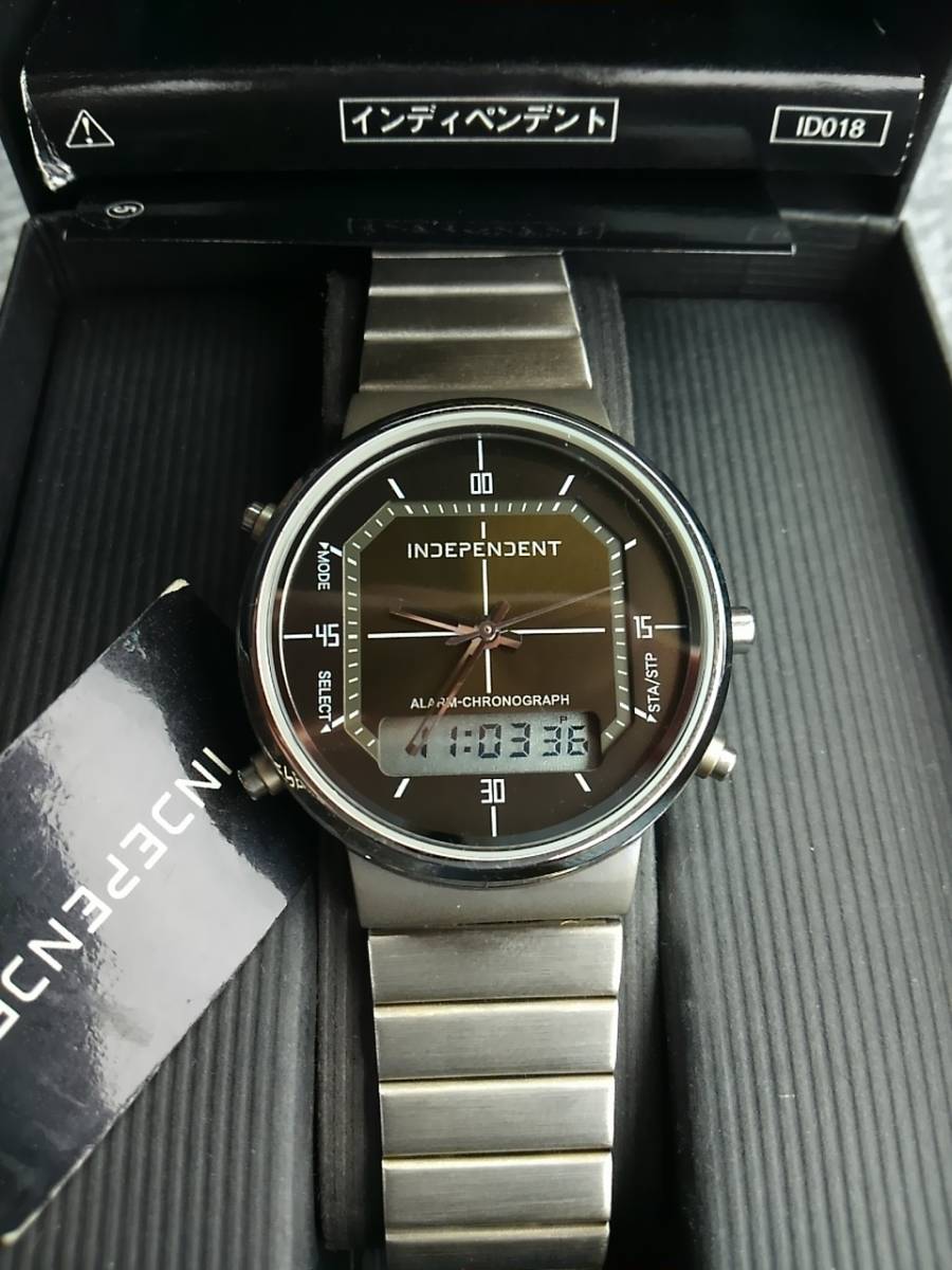 数量限定，定番 70&rsquo;ｓ復刻デザイン シチズンインディペンデント アナデジ デジアナ 昭和レトロデザイン シルバー ブラックダイヤル(その他)｜売買されたオークション情報、yahooの商品情報をアーカイブ その他