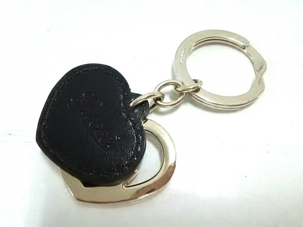 未使用品 グッチ GUCCI キーホルダー キーリング チャーム GG柄 シマ レザー 黒 ブラック シルバー 箱付 アクセサリー 小物 美品 メンズ  068-202306180227 | ベクトルパーク 新品未使用　　グッチ　チャーム