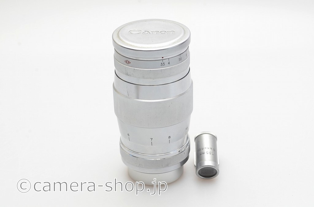 CANON 135mm F3.5 外付けファインダー 付L39 ビンテージ Canon Lens