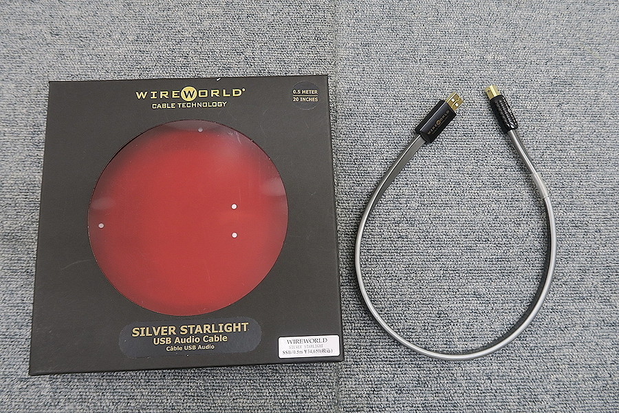 WIREWORLD SILVER STARLIGHT USBケーブル 1m Silver Starlight Wireworld Audio Cable 0 Digital Coaxial WireWorld