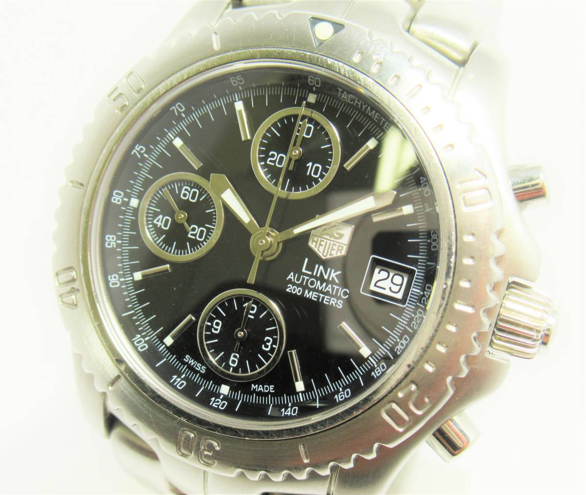 TAG タグホイヤー クロノグラフ CT2111 リンク メンズ Heuer HEUER 