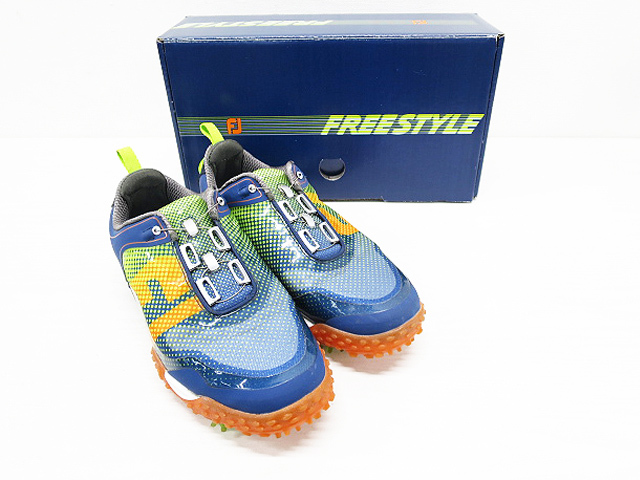  FOOT JOY フットジョイ フリースタイルBOA ゴルフシューズ ブルー系 26 240001271147 メンズ(26.0cm)｜売買されたオークション情報、yahooの商品情報をアーカイブ公開 - オークファン 26.0cm