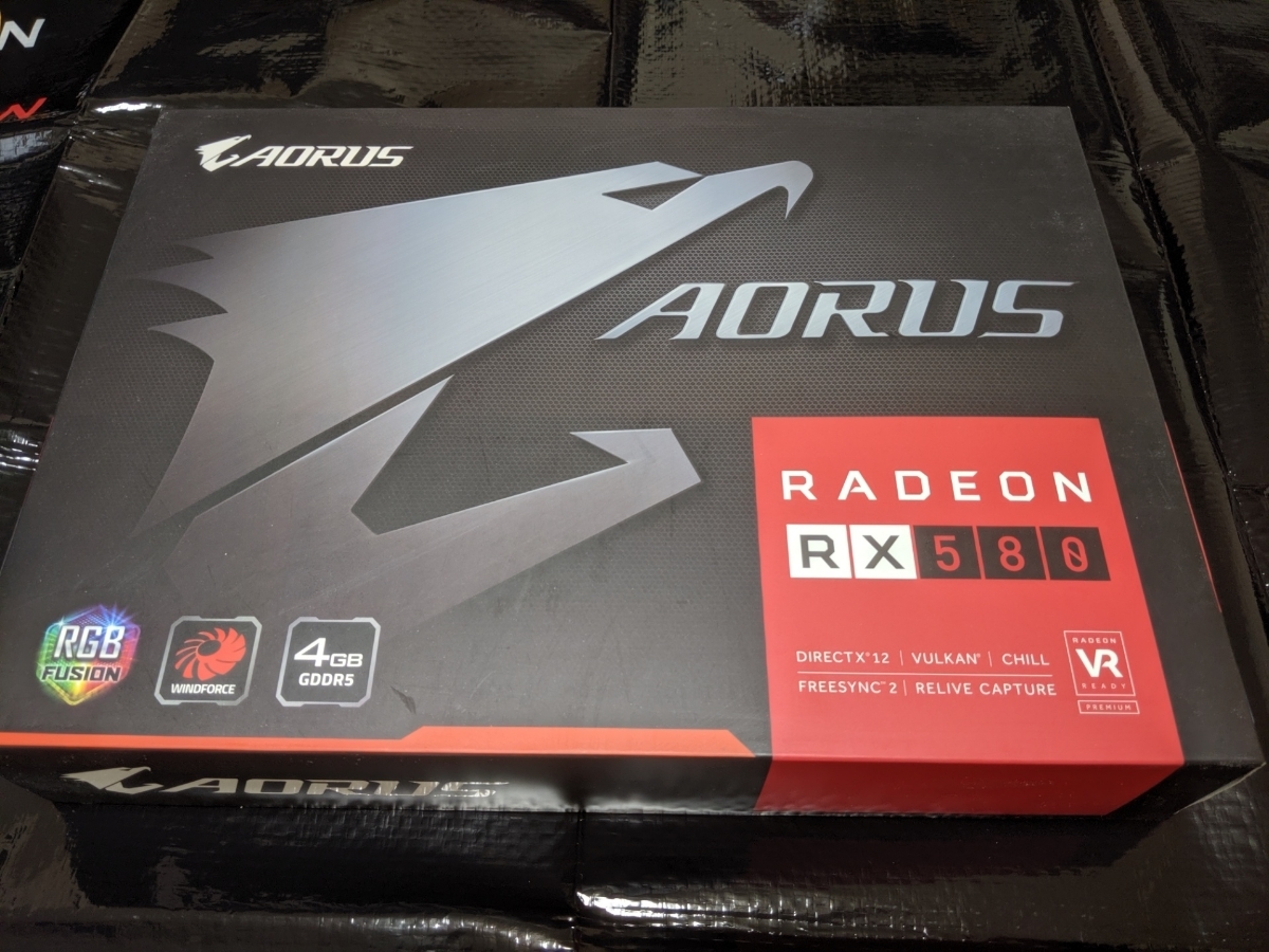 GIGABYTE AORUS Radeon RX580 4GB 【公式通販】