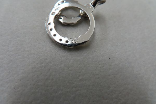 1032★cr★08.31 セイコージュエリー/超豪華！ Pt900 上質ダイヤモンド ネックレストップ 0.51刻印有り 総重量約5.4g 稼働式