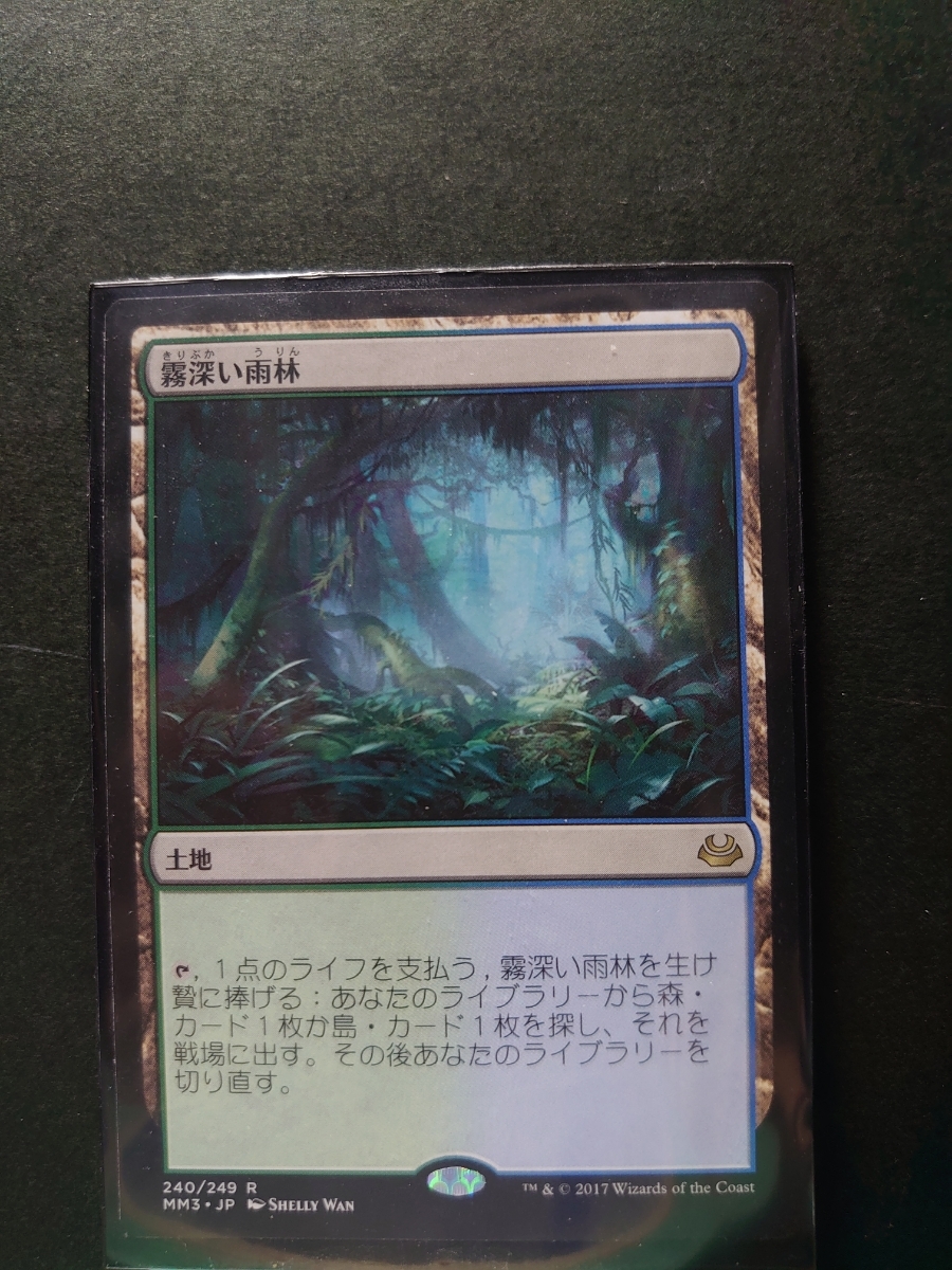 霧深い雨林 4枚セット Foil《霧深い雨林⁄Misty Rainforest》[ZEN