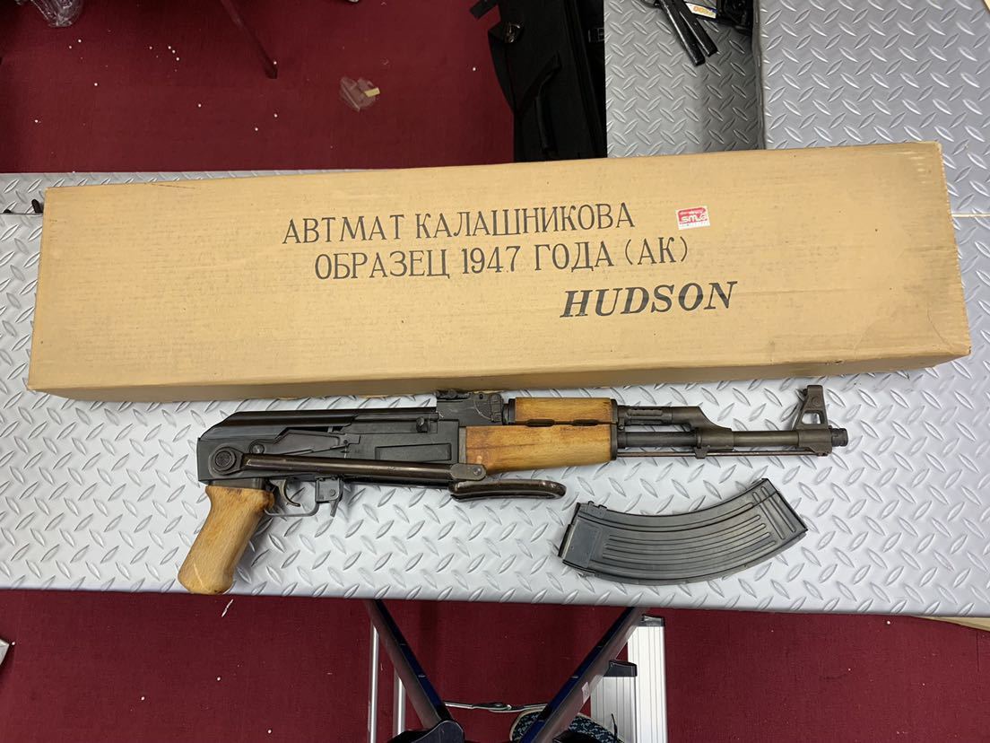HUDSON AK47 折りたたみストック マガジン付き モデルガン1円スタート