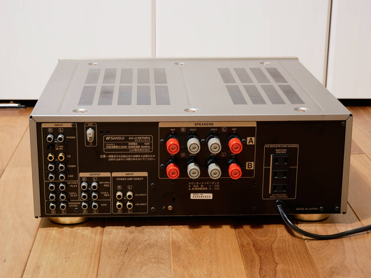 ジャンク】SANSUI AU-α607NRA サンスイ オーディオアンプ アンプ