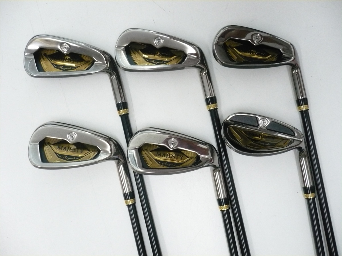 新品，爆買い MAJASTY マジェスティ Royale ロイヤル アイアン6本組 7-10 PW AW MAJESTY LV530 カーボン SR(マルマン)｜売買されたオークション情報、yahooの商品情報をアーカイブ公開 - オークファン 男性右きき用