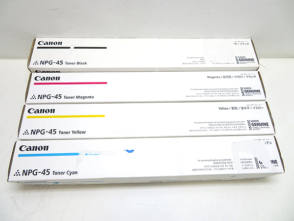 NPG-45 Canon トナー | ⁄ D427新品キャノン CANON 純正品 キヤノン 4色