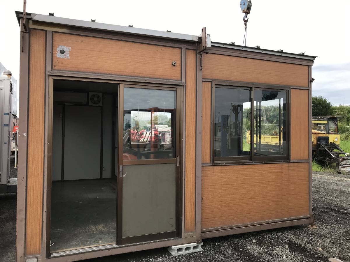 ２倍　ハウス　堀畳　スペースハウス　5.5坪　組み立て　拡張　エアコン付　新潟　スーパーハウス　簡易事務所　倉庫　ユニットハウス