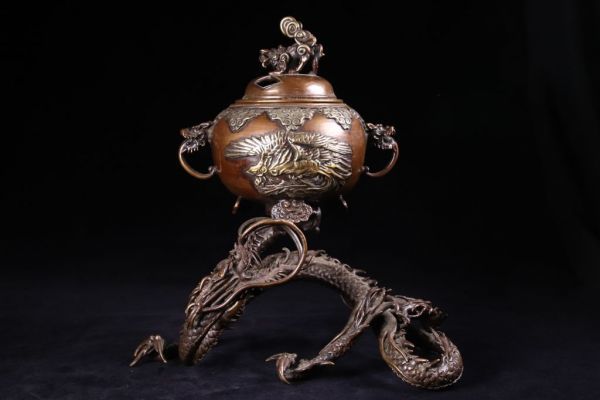 香炉 香道具 茶道具 共布 おも 銅製 売買されたオークション情報 落札  