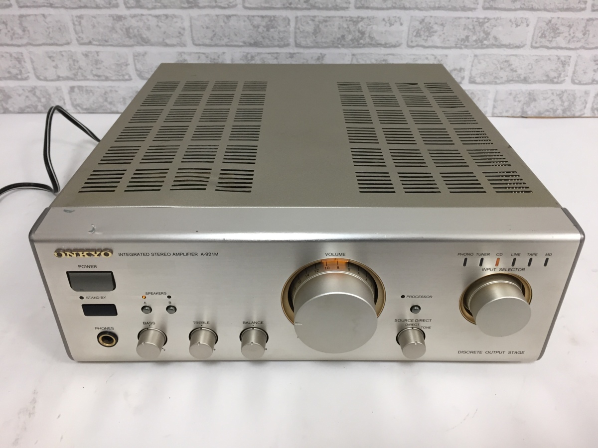ONKYO ステレオアンプ A-921M 中古品3762 A-921M ONKYO - ⁄ 中古ONKYO