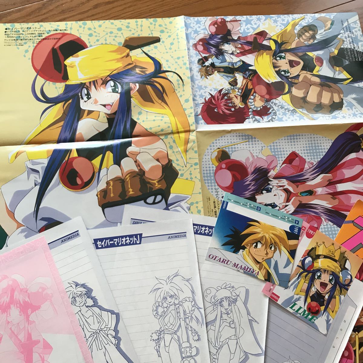 セイバーマリオネットj アニメディア あかほりさとる 付録 シール ポスター 1996年 林原めぐみ 今井由香 ポストカード カセットレーベル アニメディア 売買されたオークション情報 Yahooの商品情報をアーカイブ公開 オークファン Aucfan Com